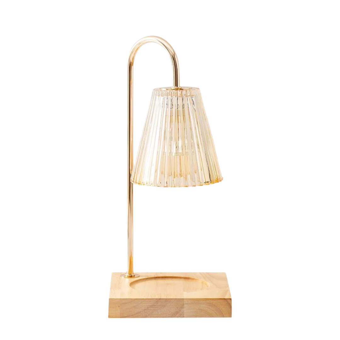 香檳金色玻璃蠟燭燈