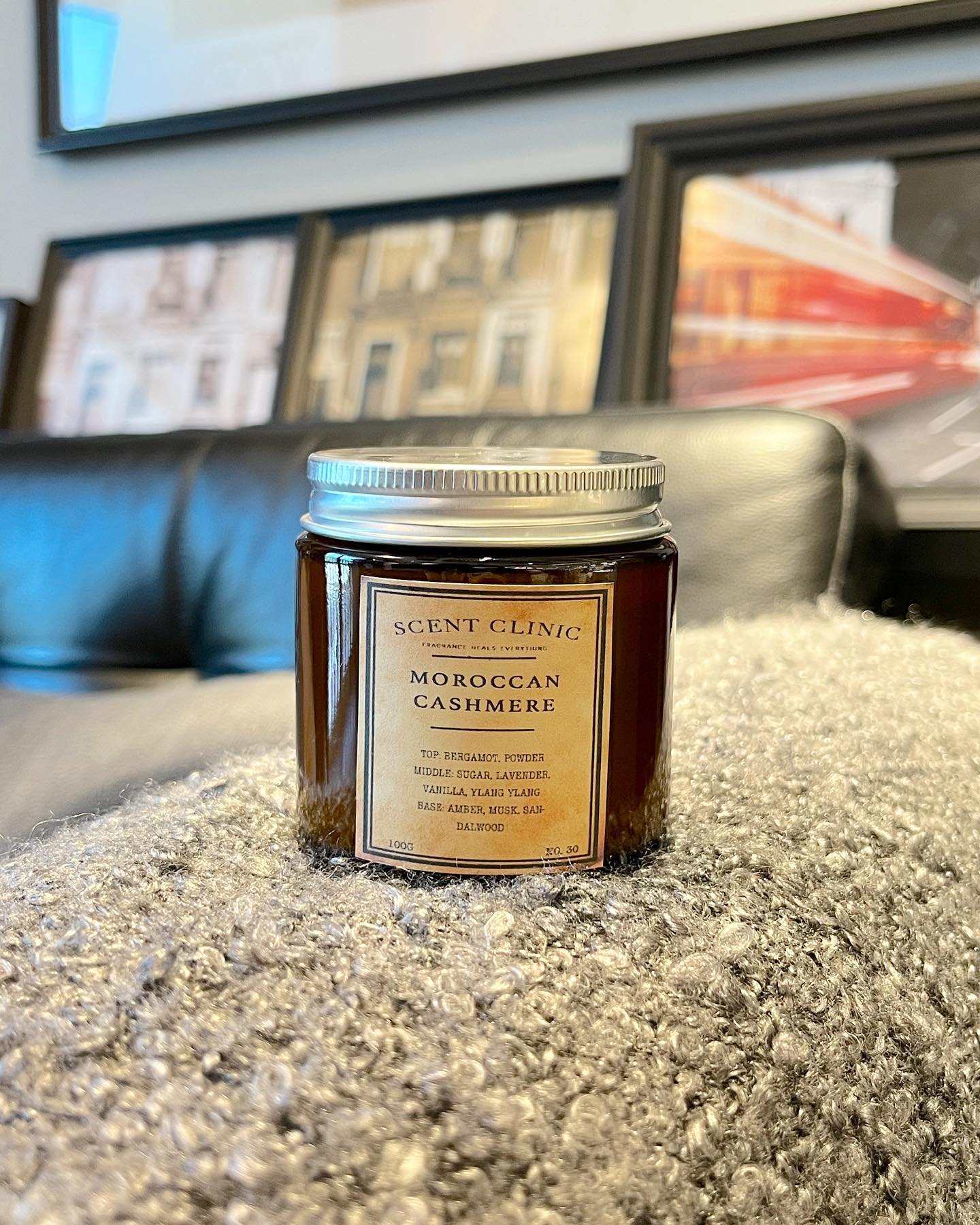 【冬季限定|交換禮物首選】No.30 Moroccan Cashmere 摩洛哥羊絨 大豆蠟 香氛蠟燭