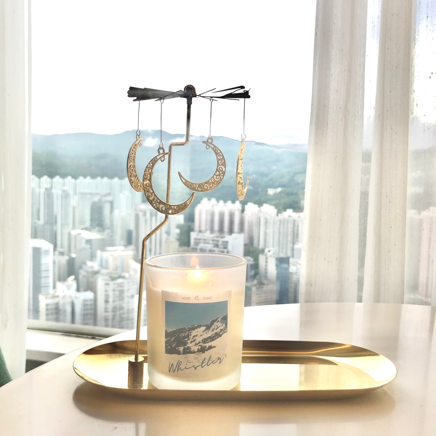 蠟燭旋轉木馬 旋轉燭台 Candle carousel