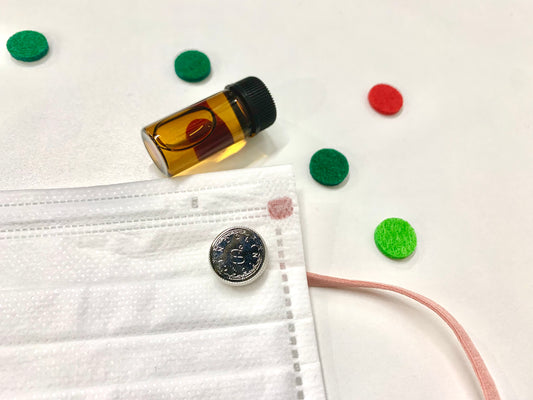 質感原創香薰口罩扣連2.5ml精油