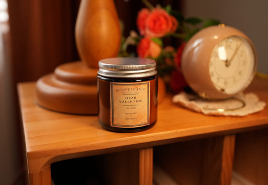 情人節玫瑰花香香薰蠟燭 valentine day rose floral scented candle