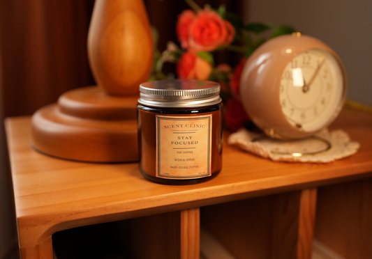 咖啡味 大豆蠟香薰蠟燭 Stay Focused soy wax scented candle